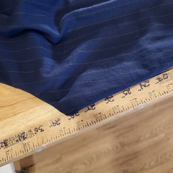 Sam Edelman Laila Pants Pinstripe Elastic Waist Pockets Viscos Nylon Size 16 - Picture 12 of 16